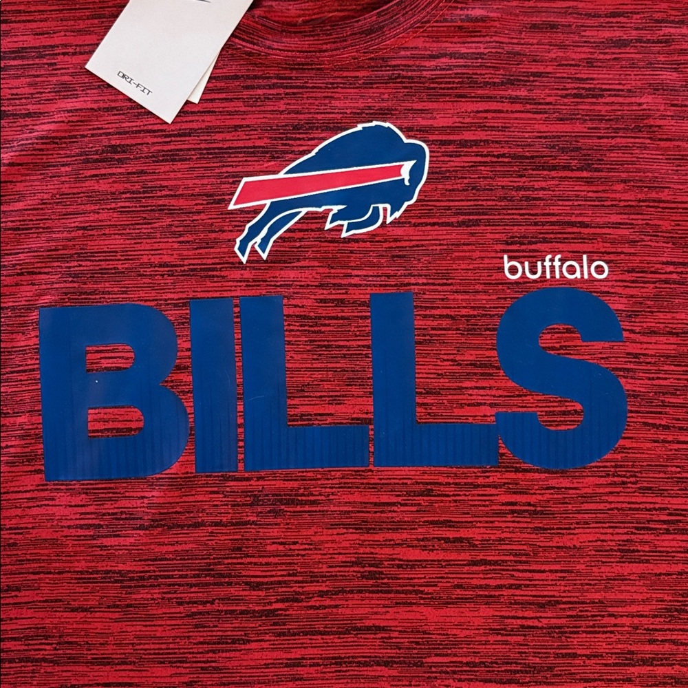 Nike Red Buffalo Bills Tee, Medium, NWT - Picture 2 of 8